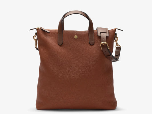 Shopper, Leather, Tabac/Cuoio