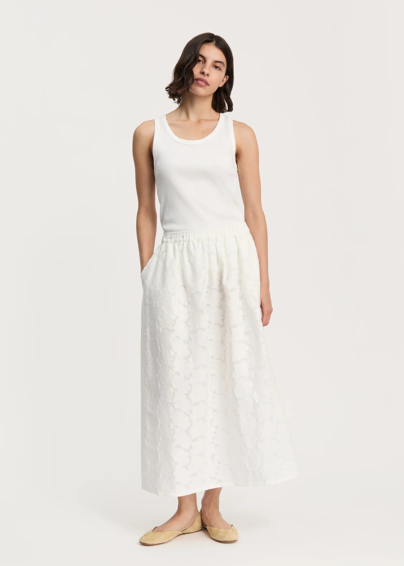 Aiayu "Skirt laceflower" White