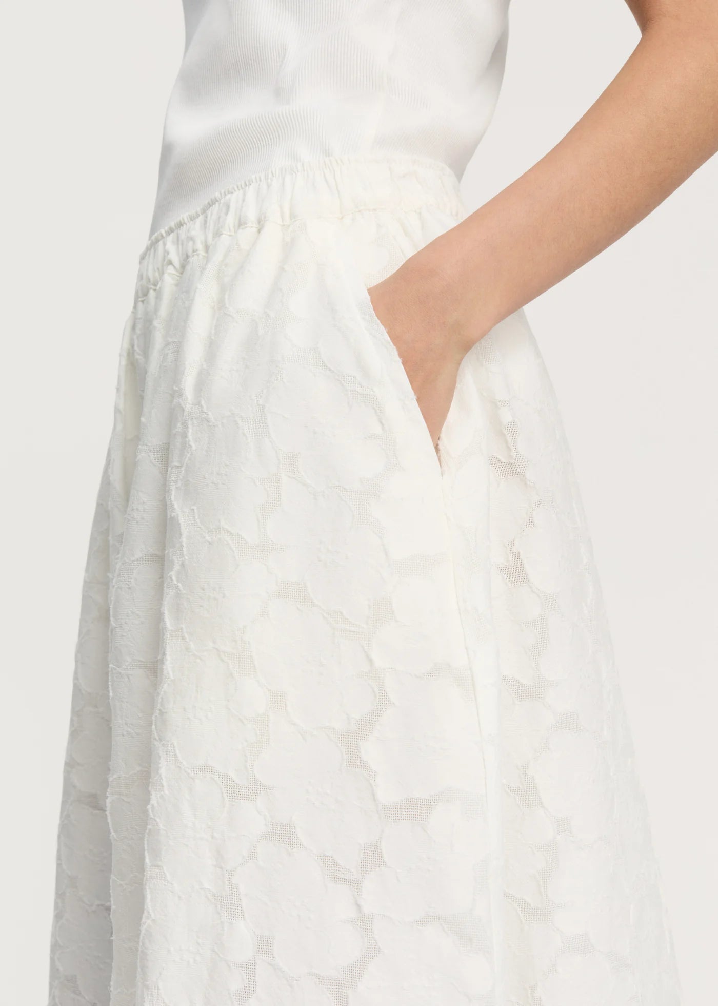Aiayu "Skirt laceflower" White