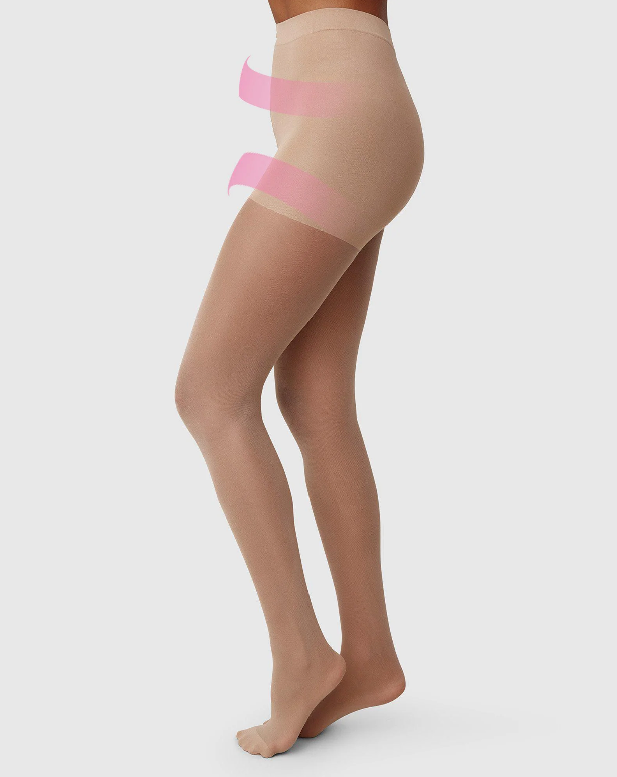 Moa Control Top Tights Sand