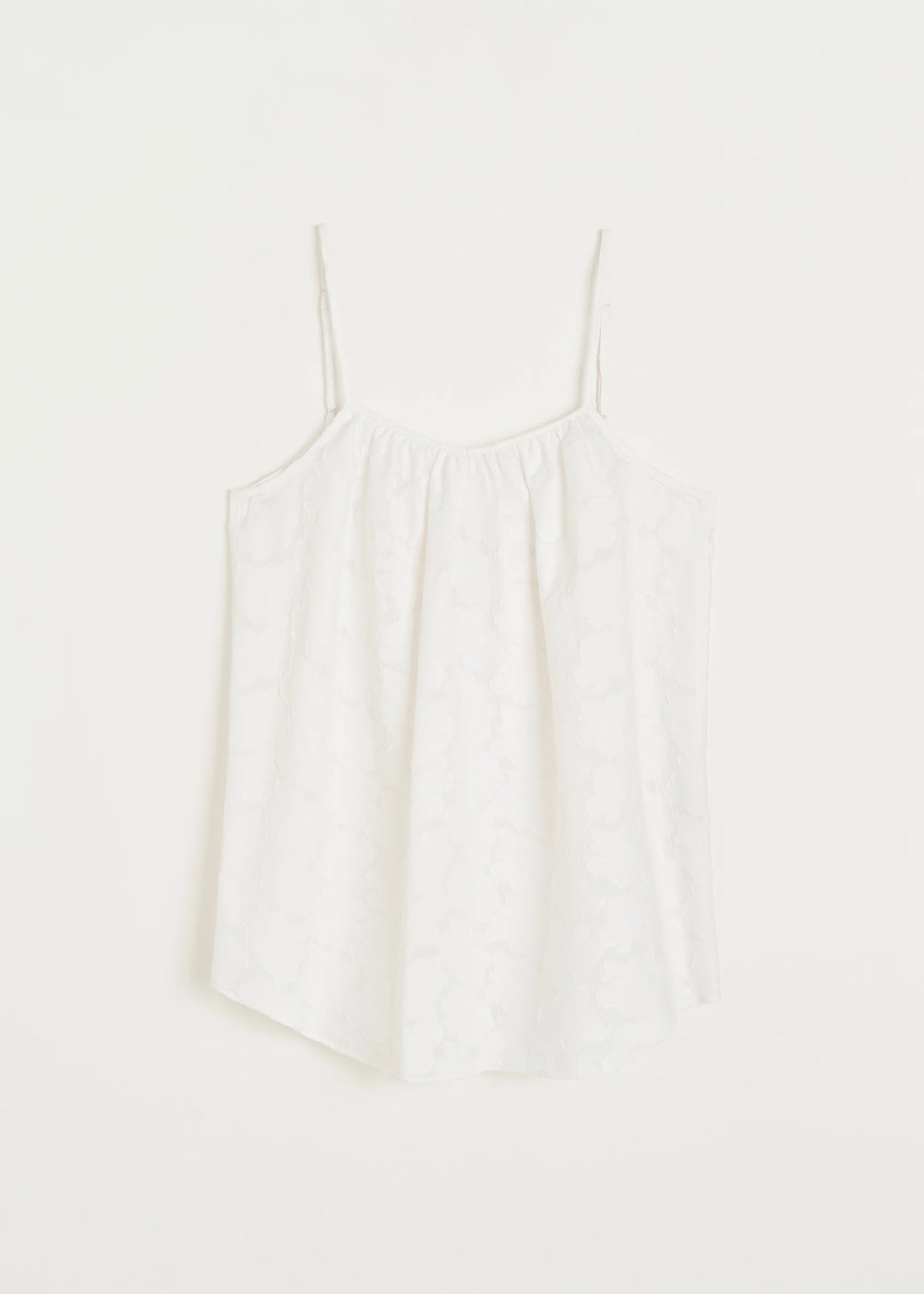 Aiayu "Strap top laceflower" White