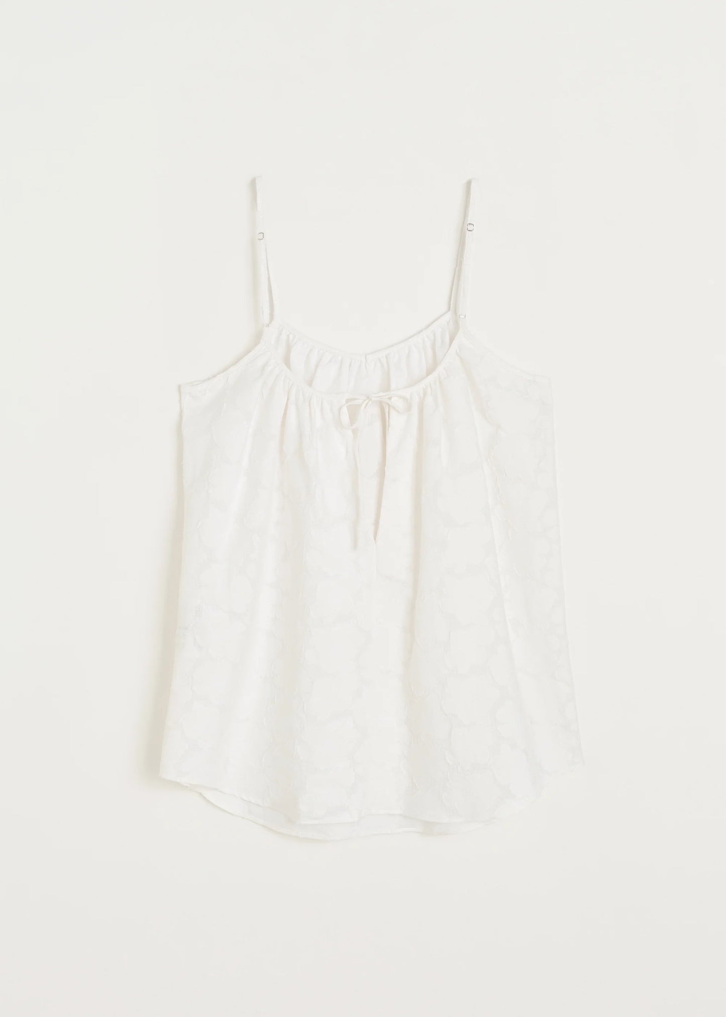 Aiayu "Strap top laceflower" White