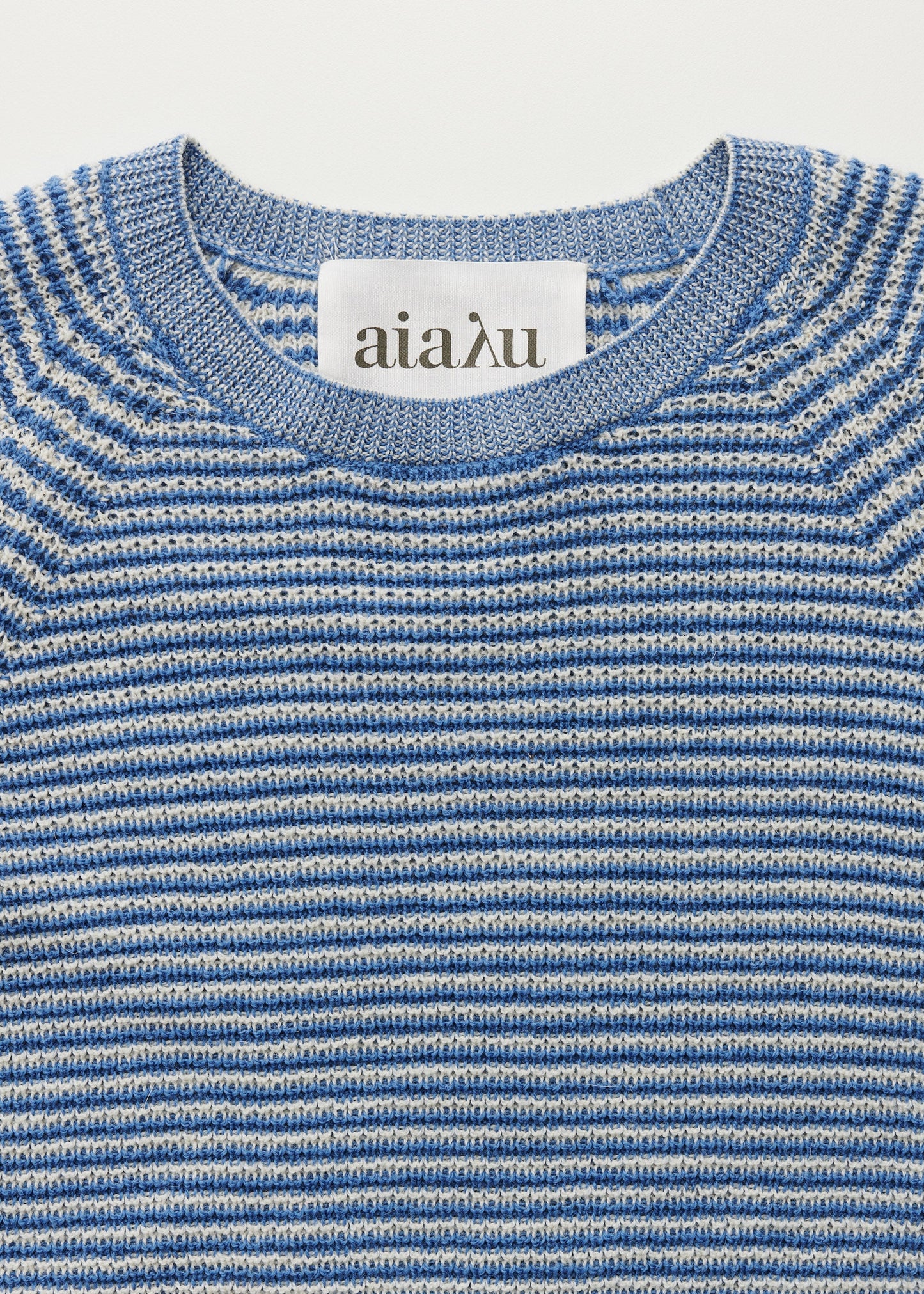 Aiayu "Suki striped sweater - pure llama" Mix Blue