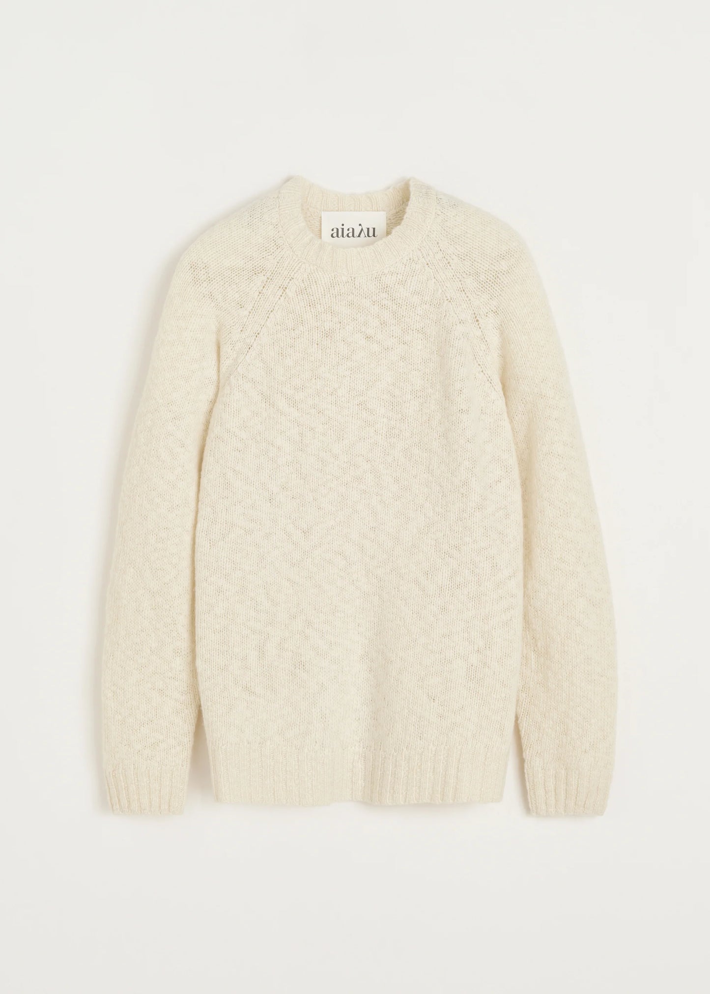 Aiayu "Toba sweater – wool" Pure Ecru
