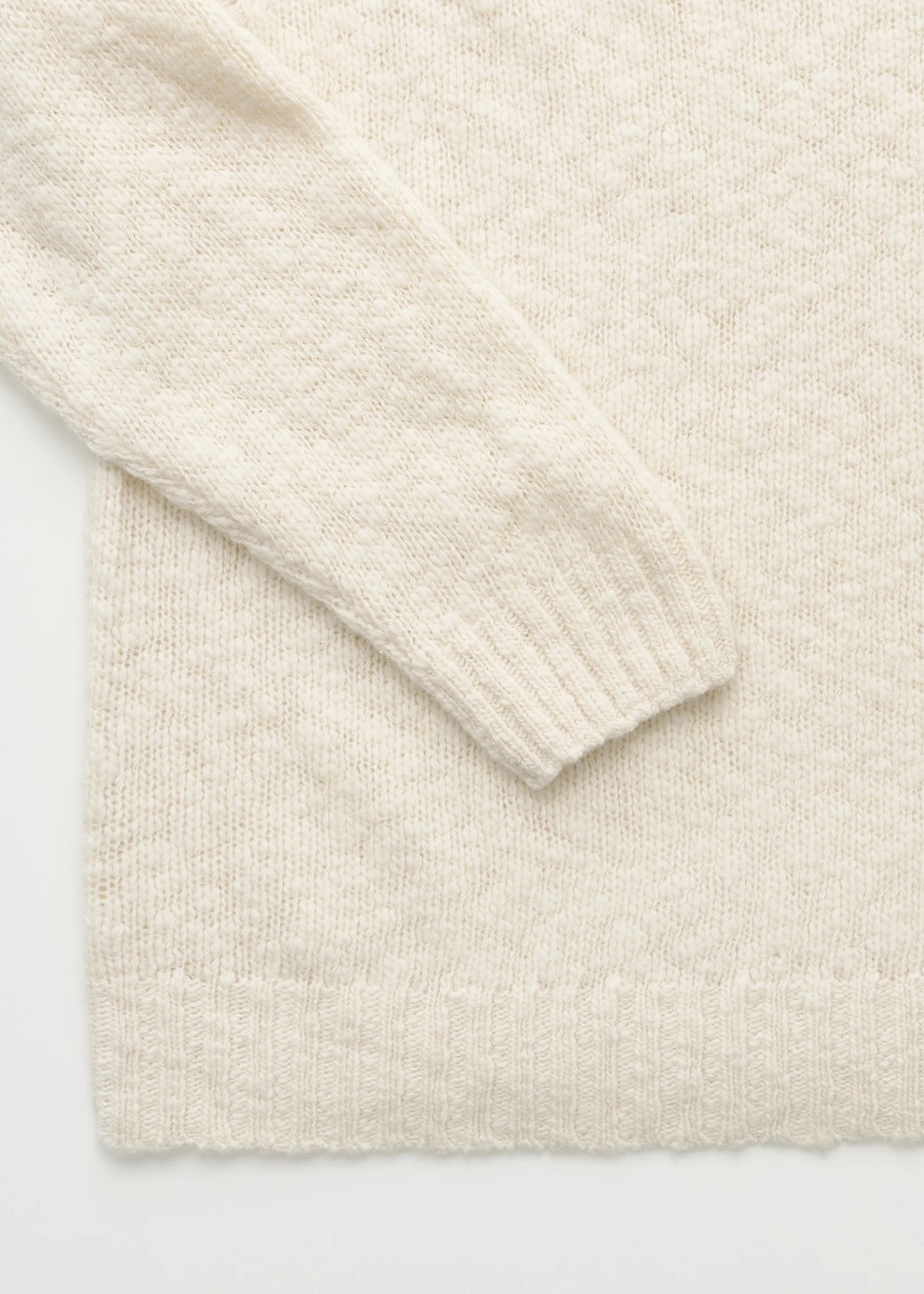 Aiayu "Toba sweater – wool" Pure Ecru