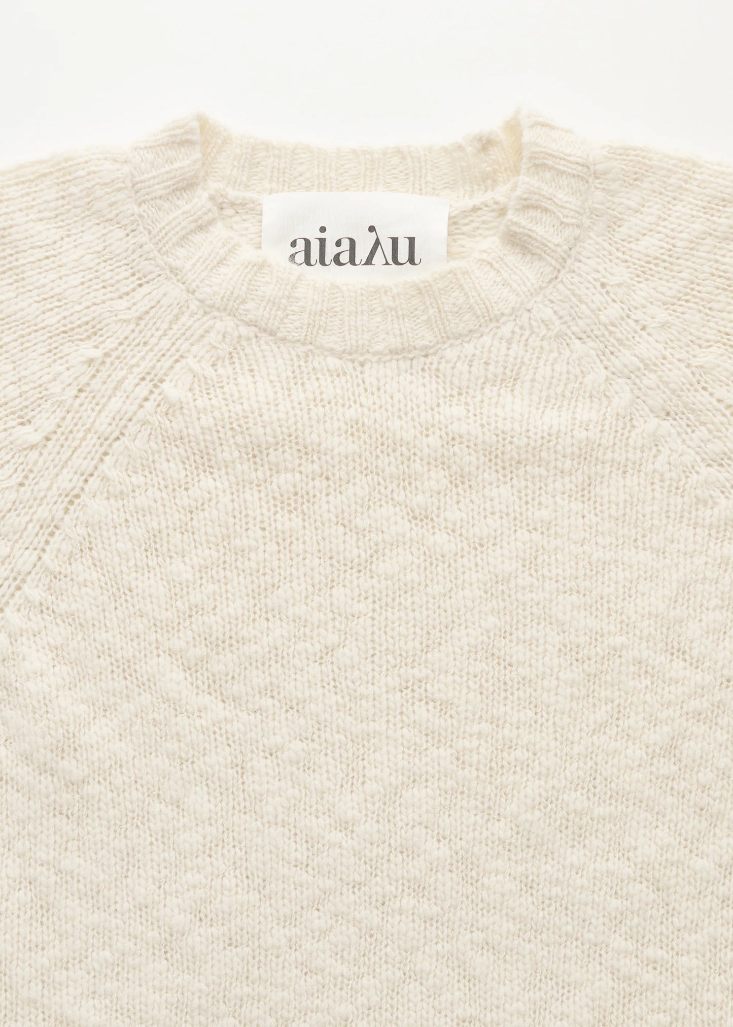 Aiayu "Toba sweater – wool" Pure Ecru