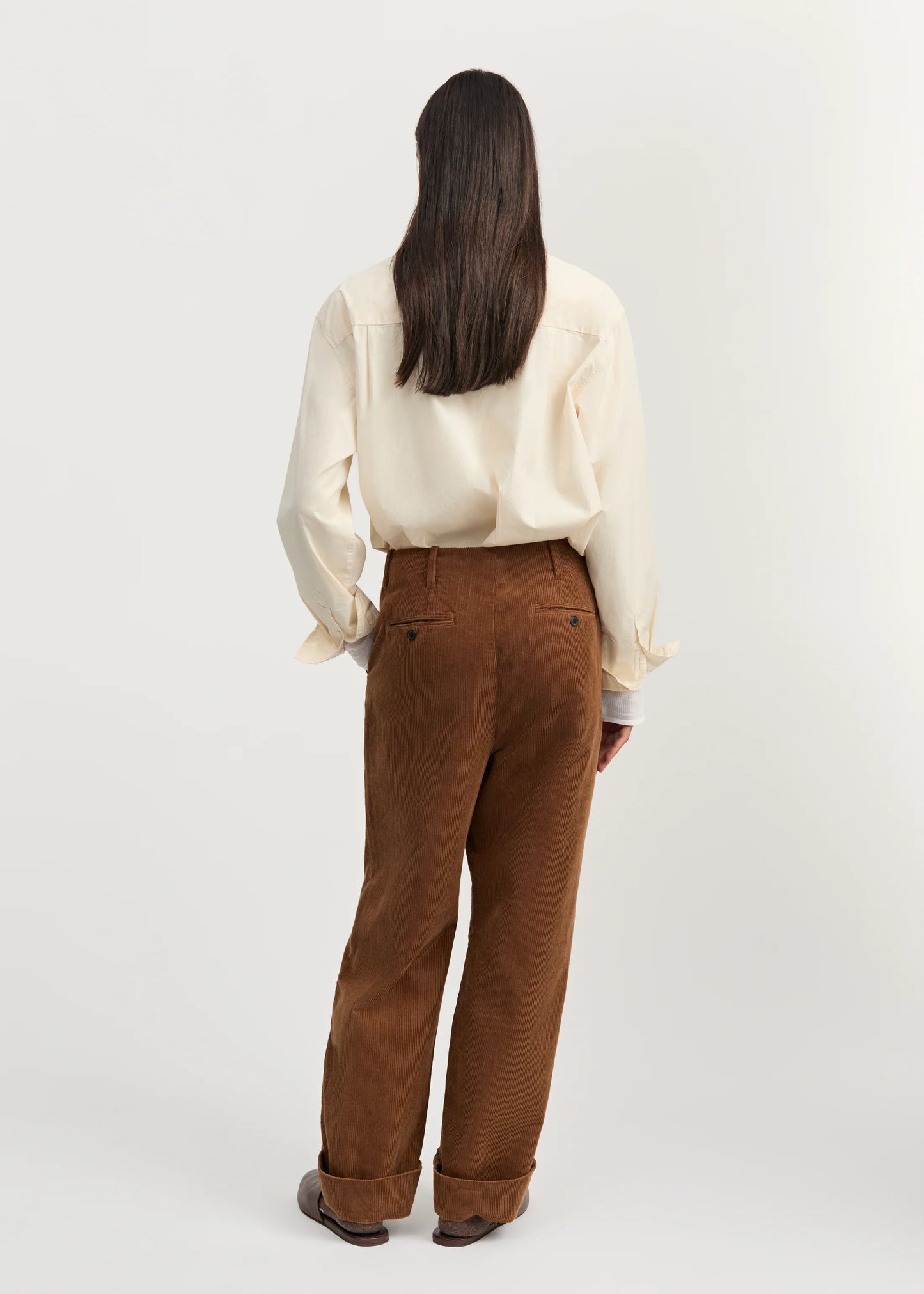Aiayu "Toto pant corduroy" Cognac