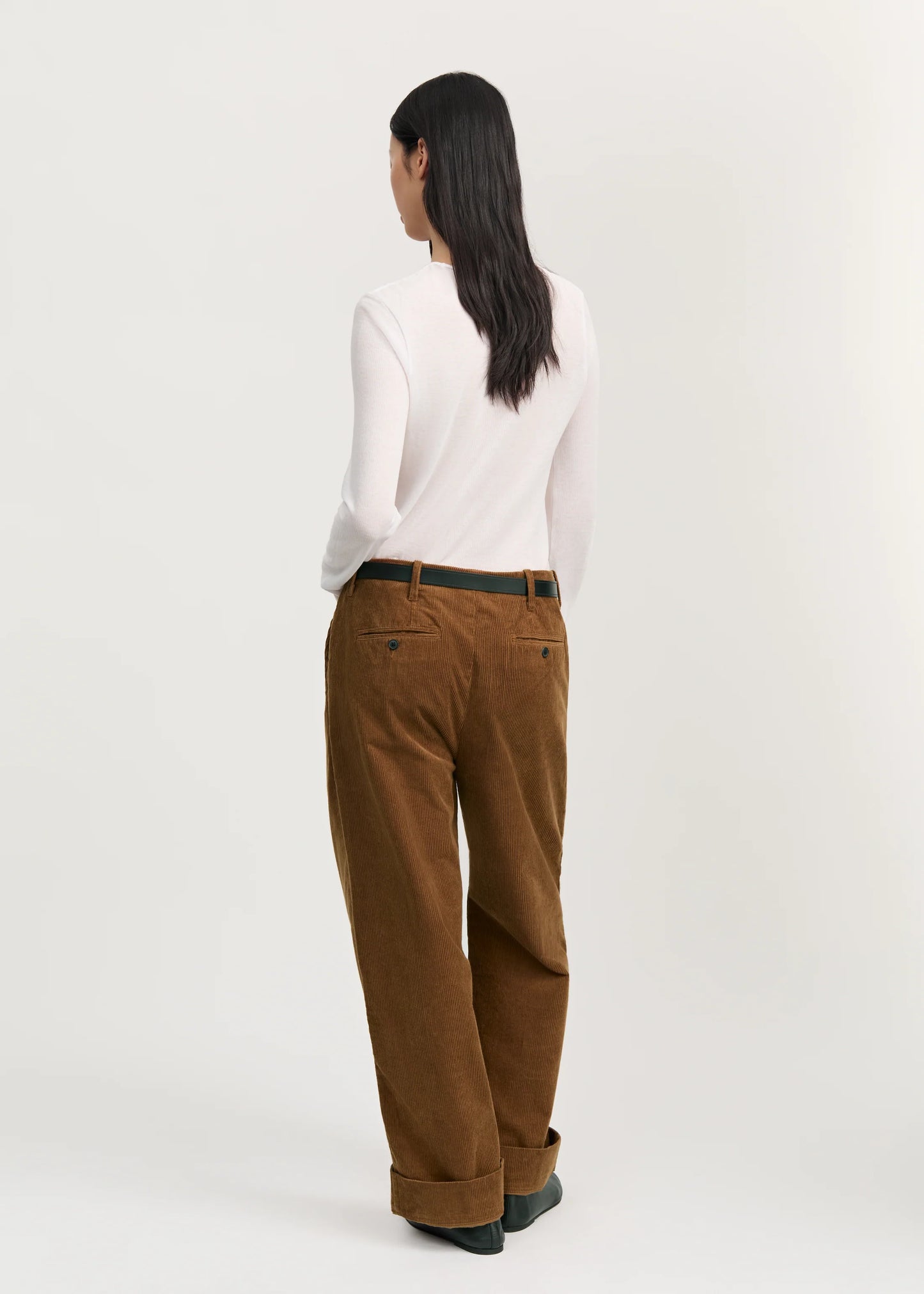 Aiayu "Toto pant corduroy" Cognac
