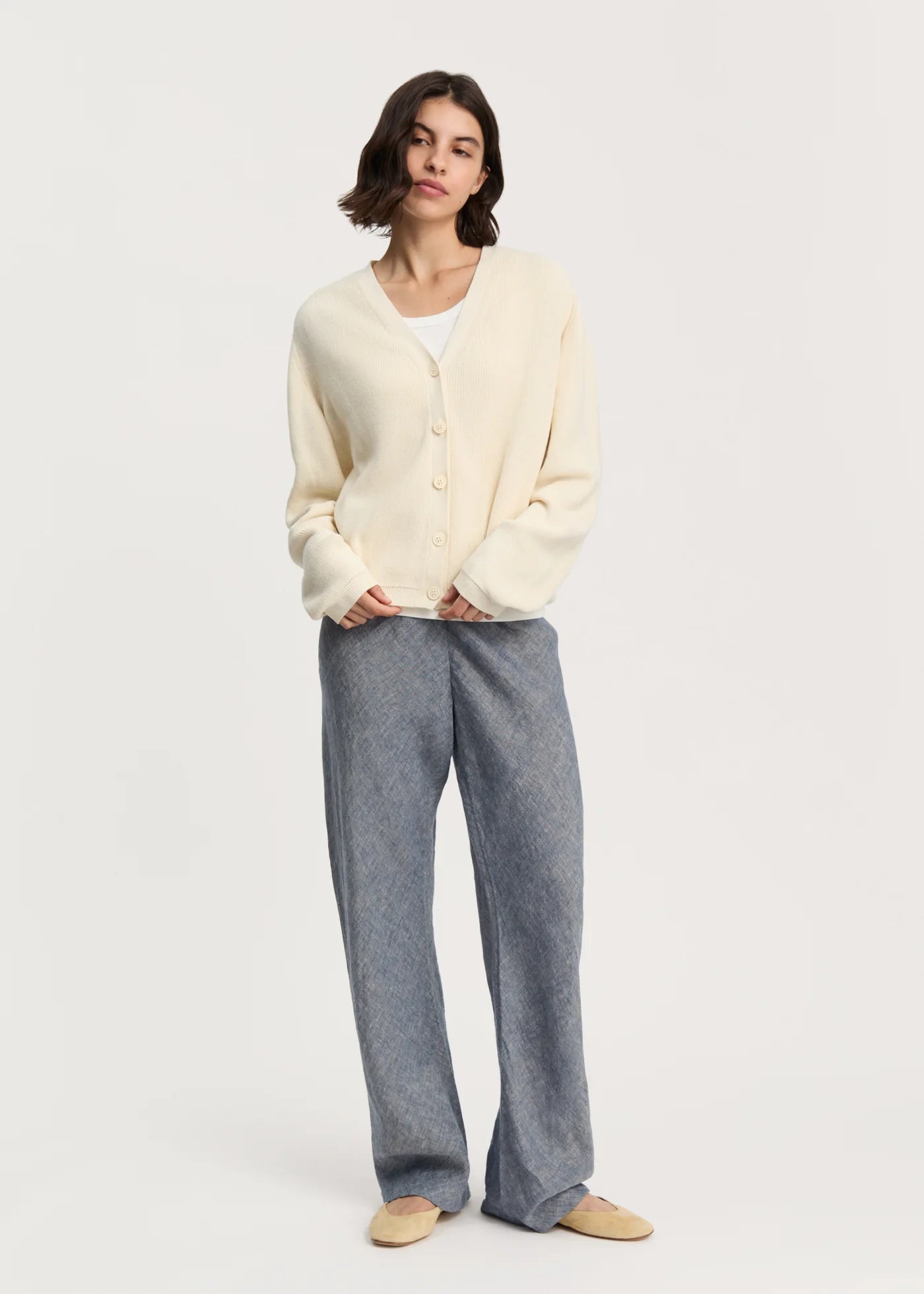 Aiayu "Vada cardigan" Pure Ecru