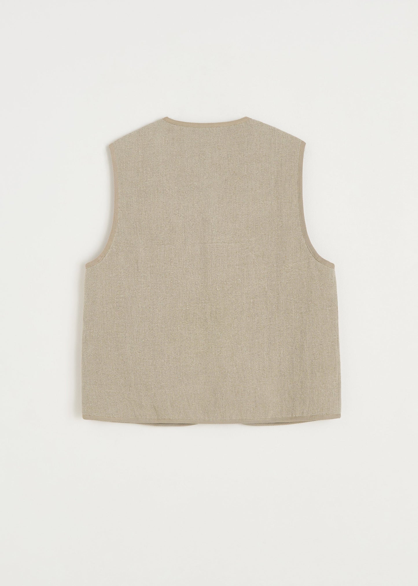 Aiayu "Vest heavy linen" Pure Natural