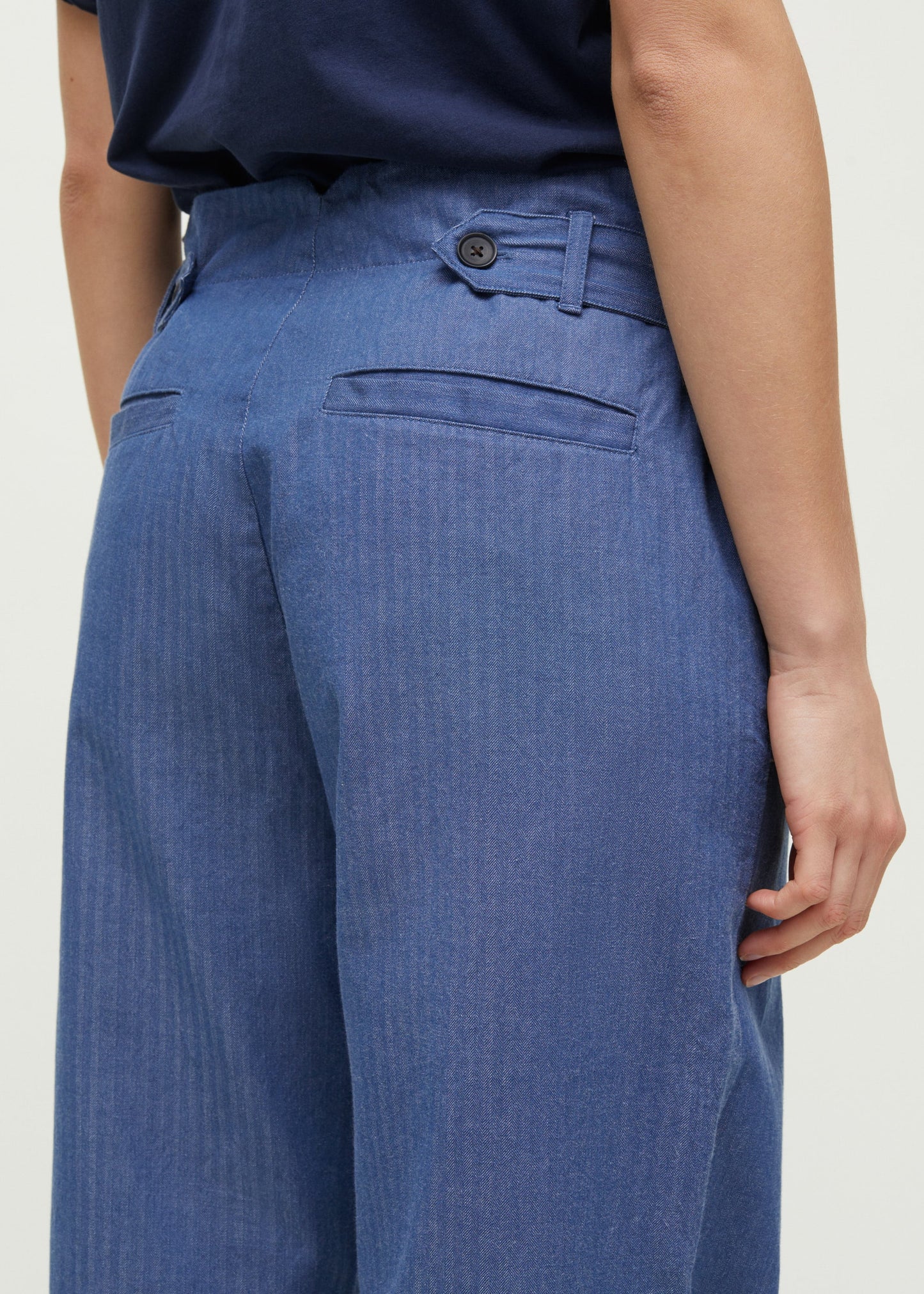 Aiayu "Willa Pant Herringbone" Blue Jeans