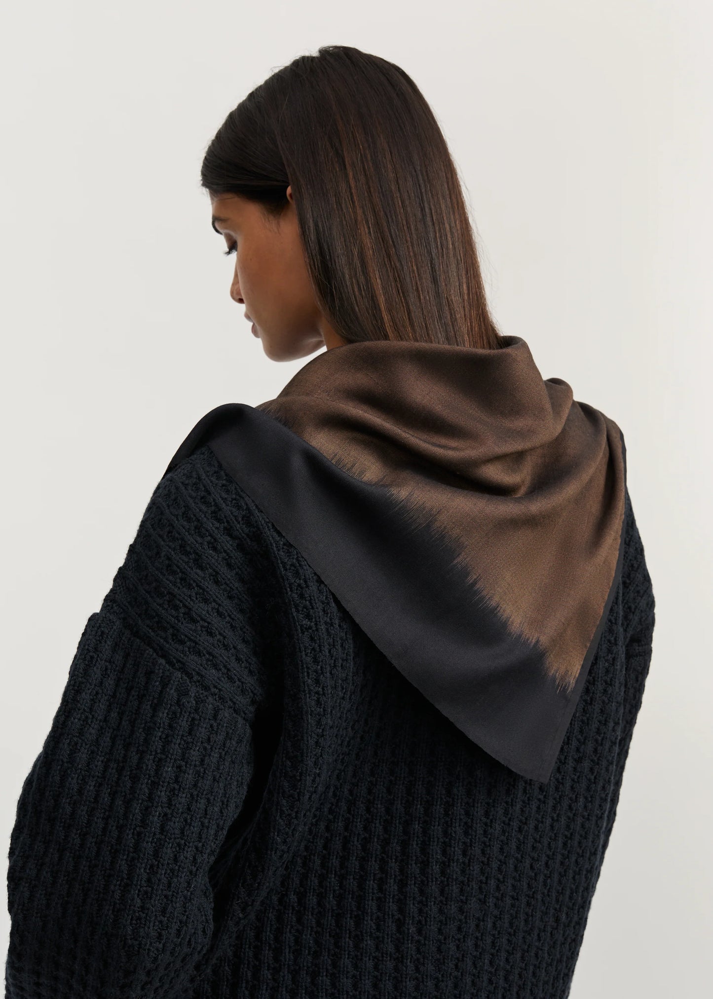 Aiayu "Winona scarf – silk" Mix brown