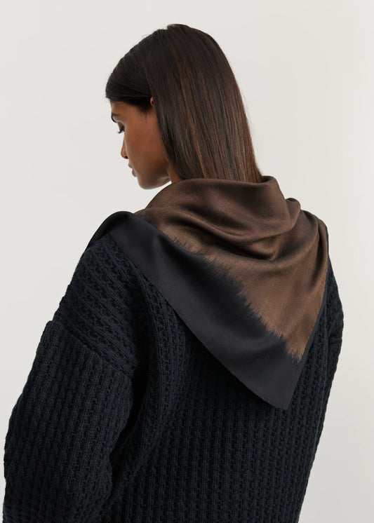 Aiayu "Winona scarf – silk" Mix brown