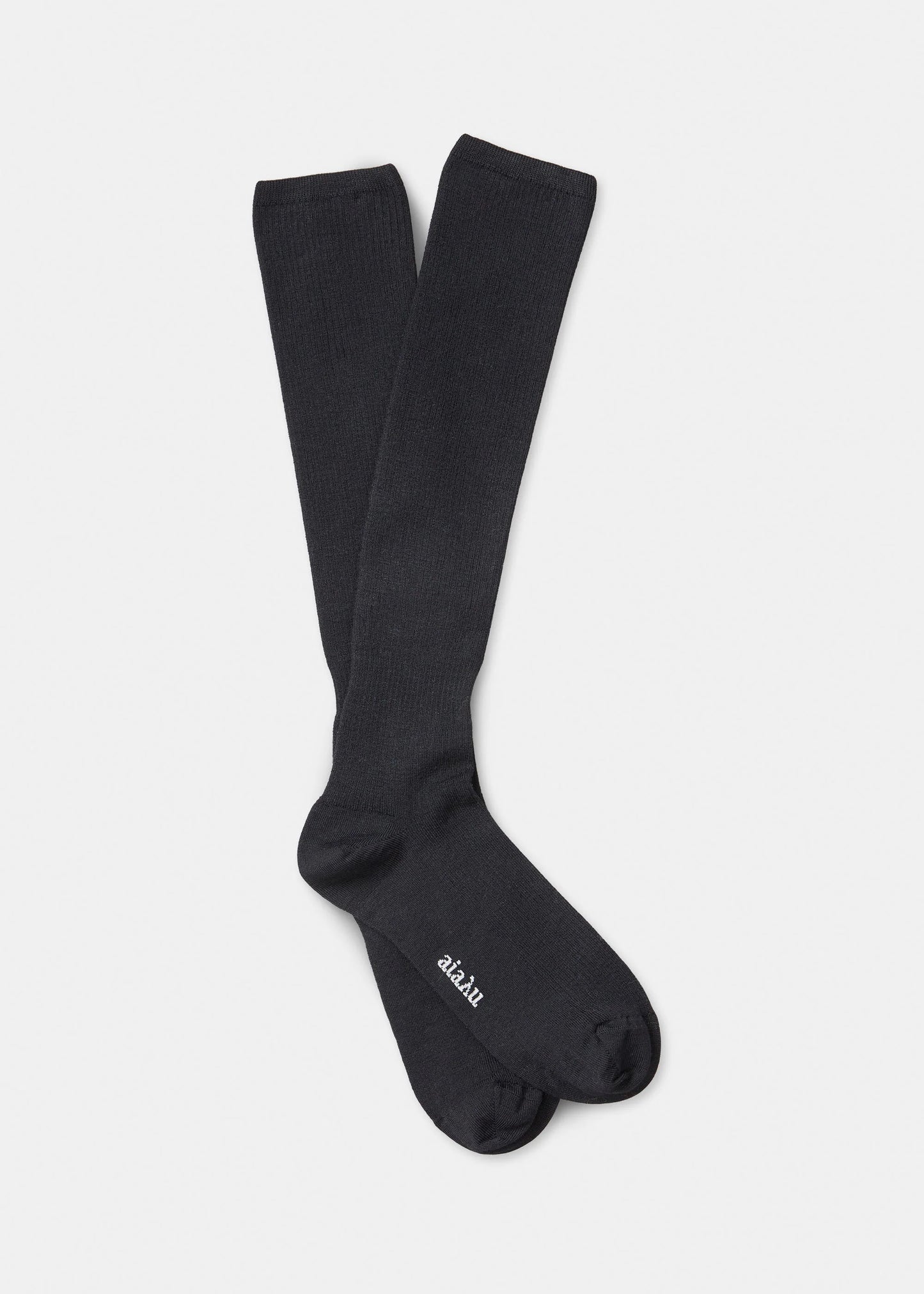 Aiayu "Wool Knee Socks" Black