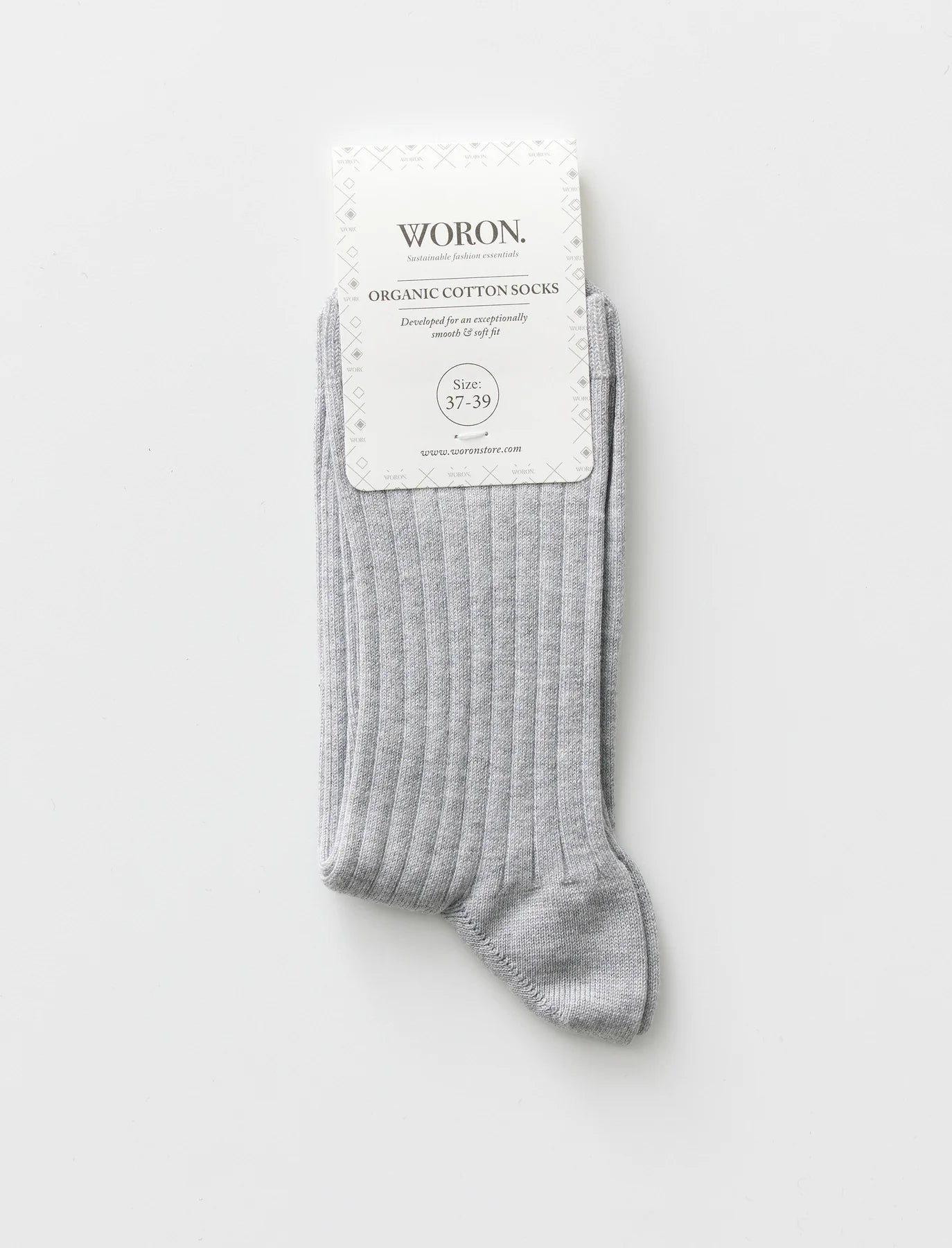Organic Cotton Socks- Grey Melange