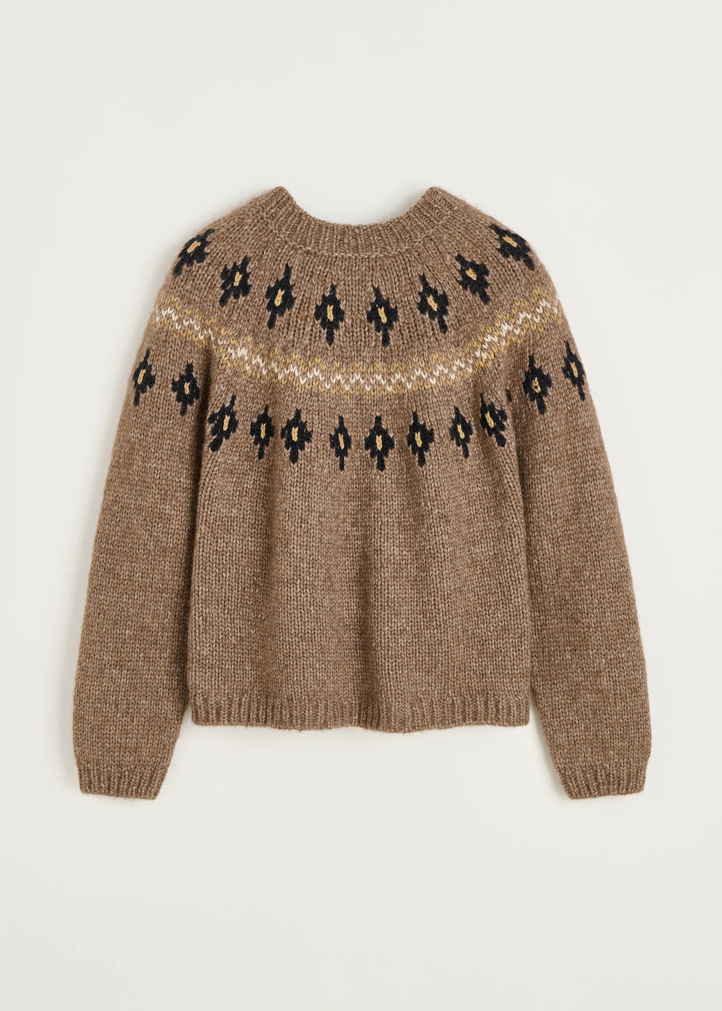 Aiayu "Wyn sweater – llama wool" Mix Pure Brown