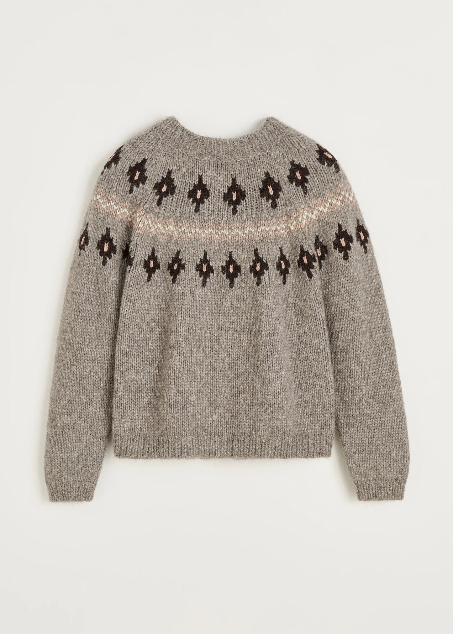 Aiayu "Wyn sweater – llama wool" Mix Pure Grey