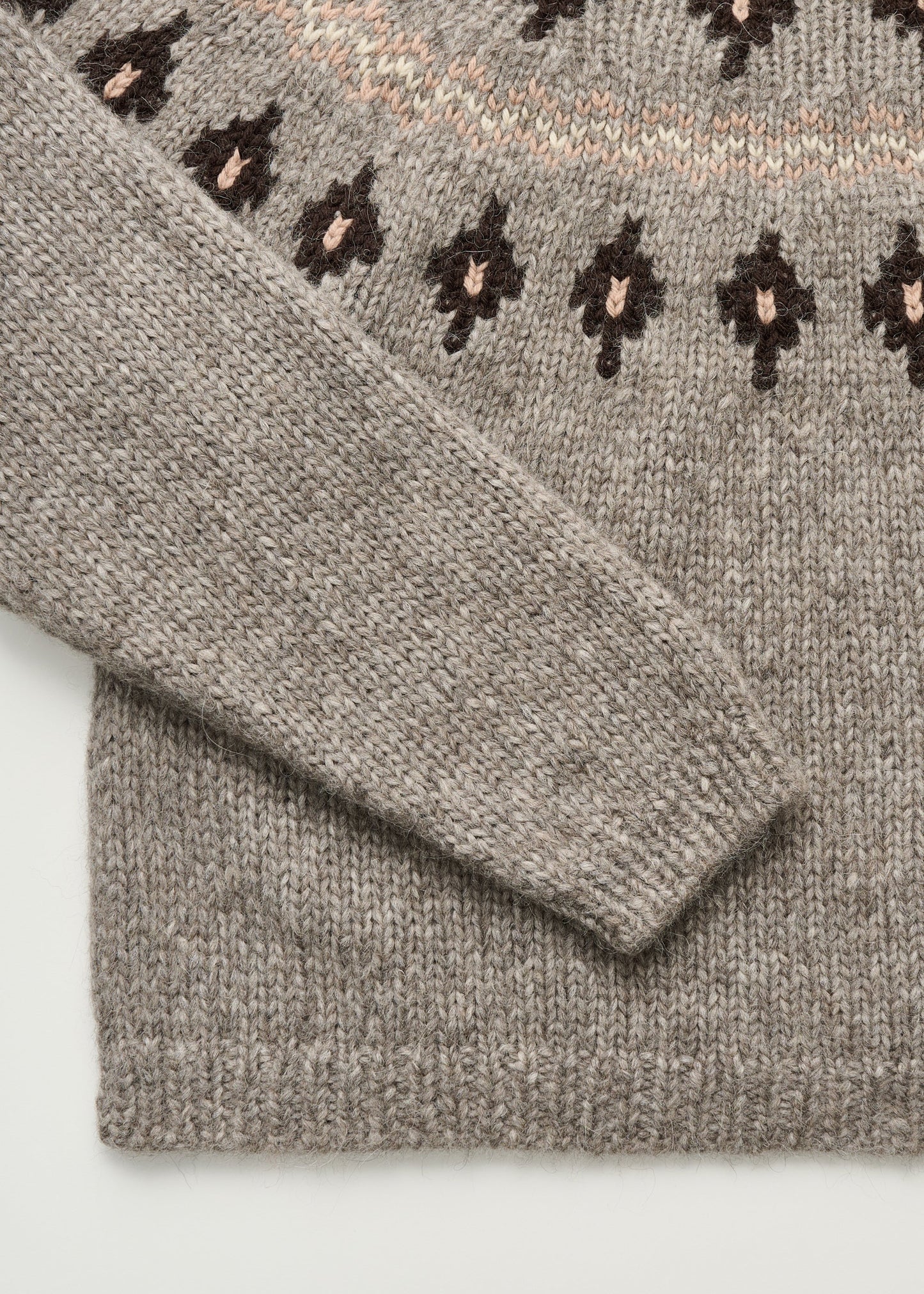 Aiayu "Wyn sweater – llama wool" Mix Pure Grey