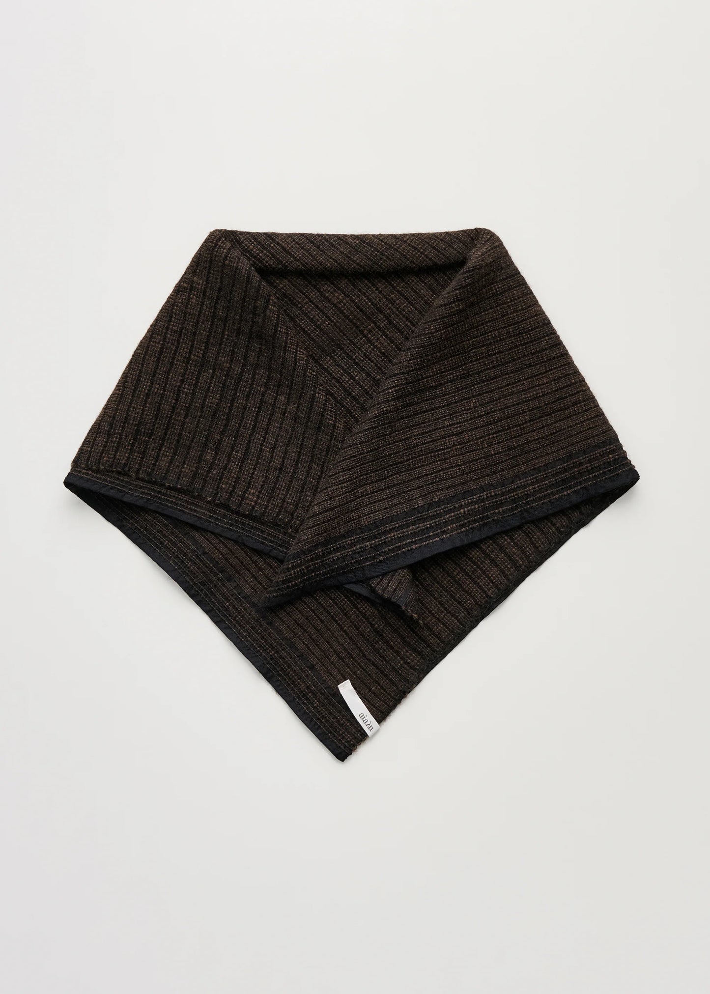Aiayu "Yas scarf – silk " Mix pure brown