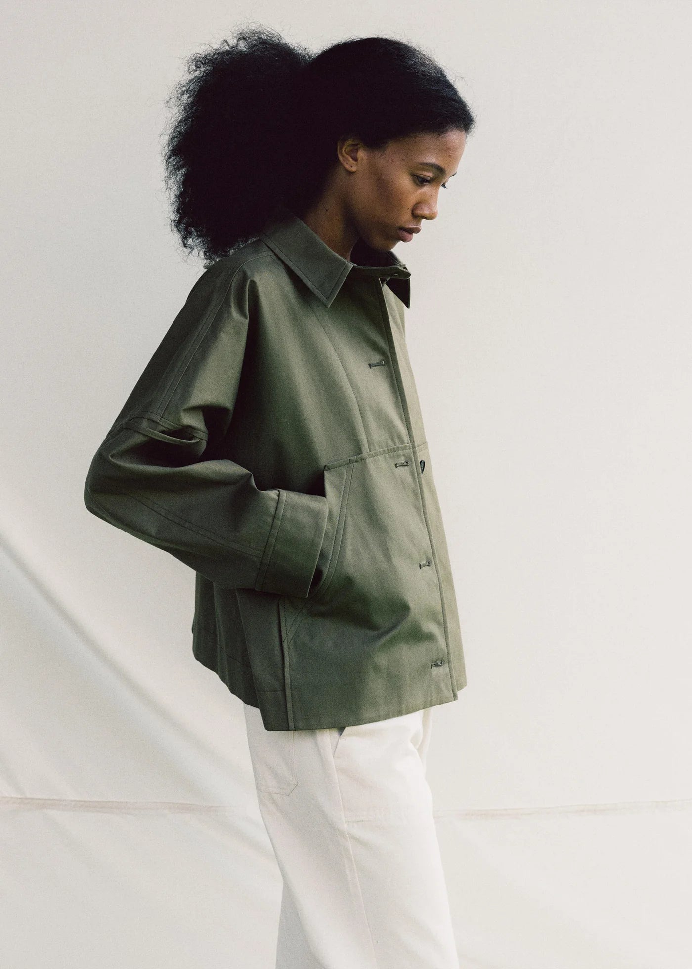 Aiayu "Jules jacket - ventile" Vintage Army