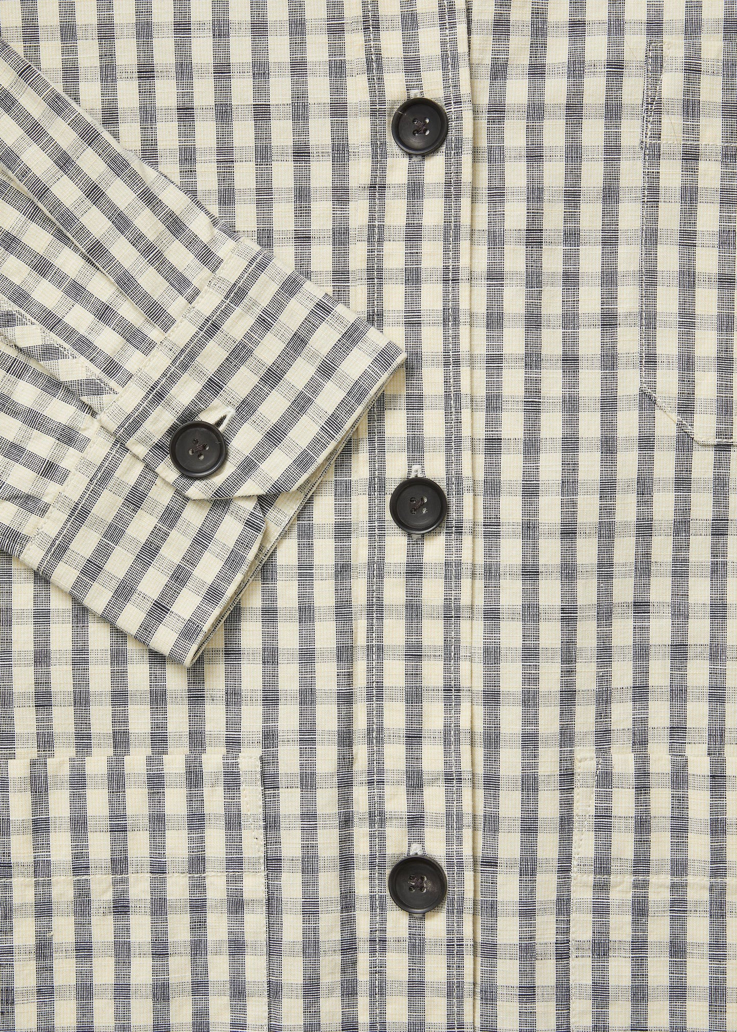 Aiayu "Ashly Shirt Check" Mix Navy