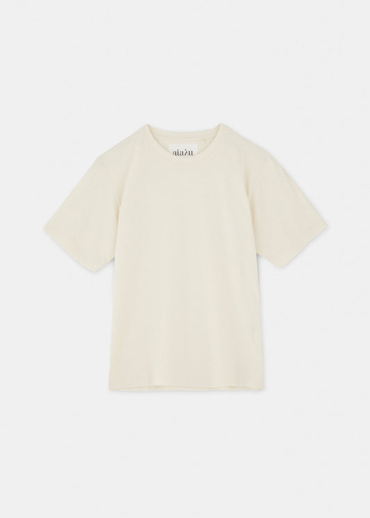 Aiayu "Classic Circular Tee" Pure Ecru