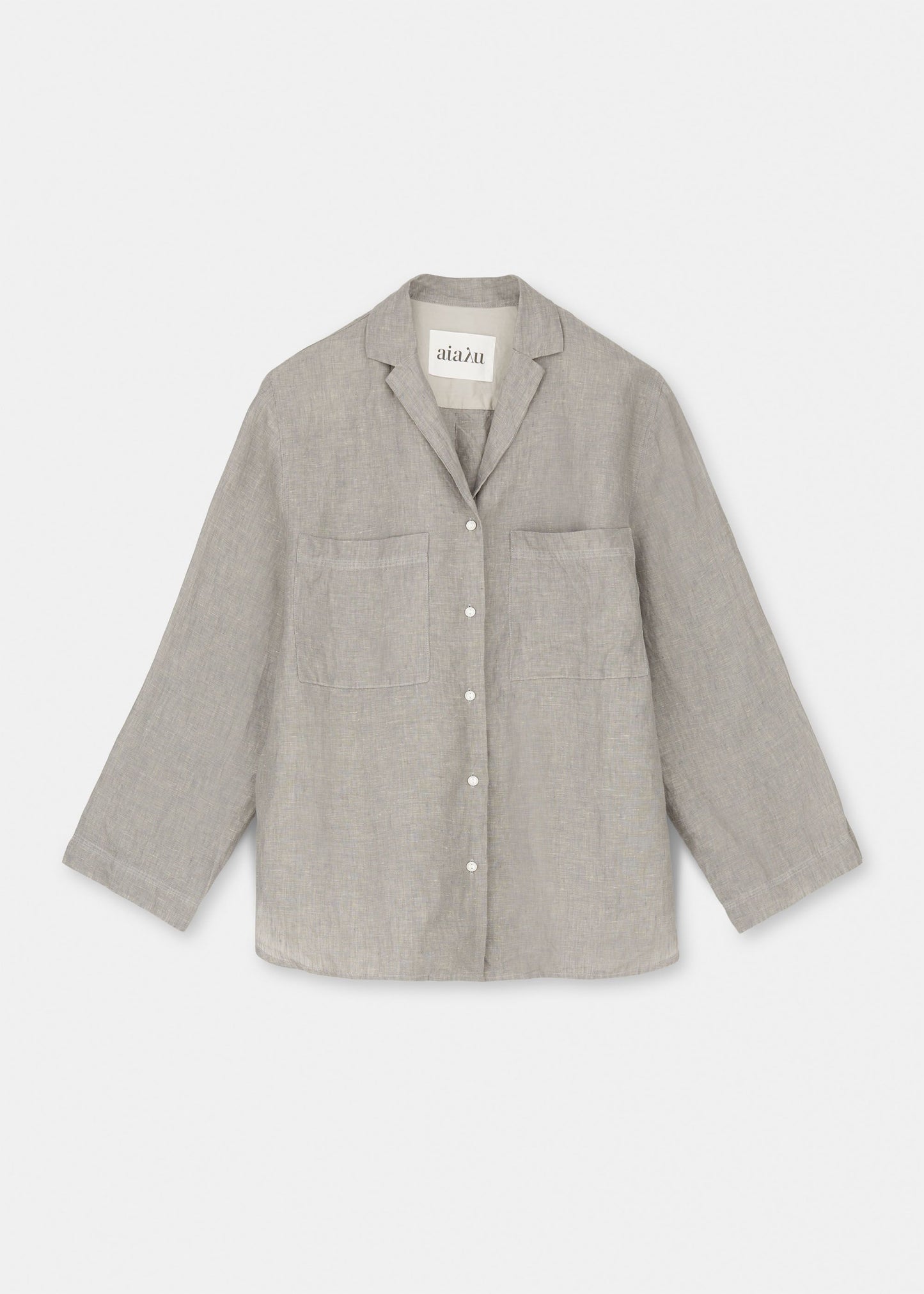 Aiayu "Jiro Shirt Linen" Grey