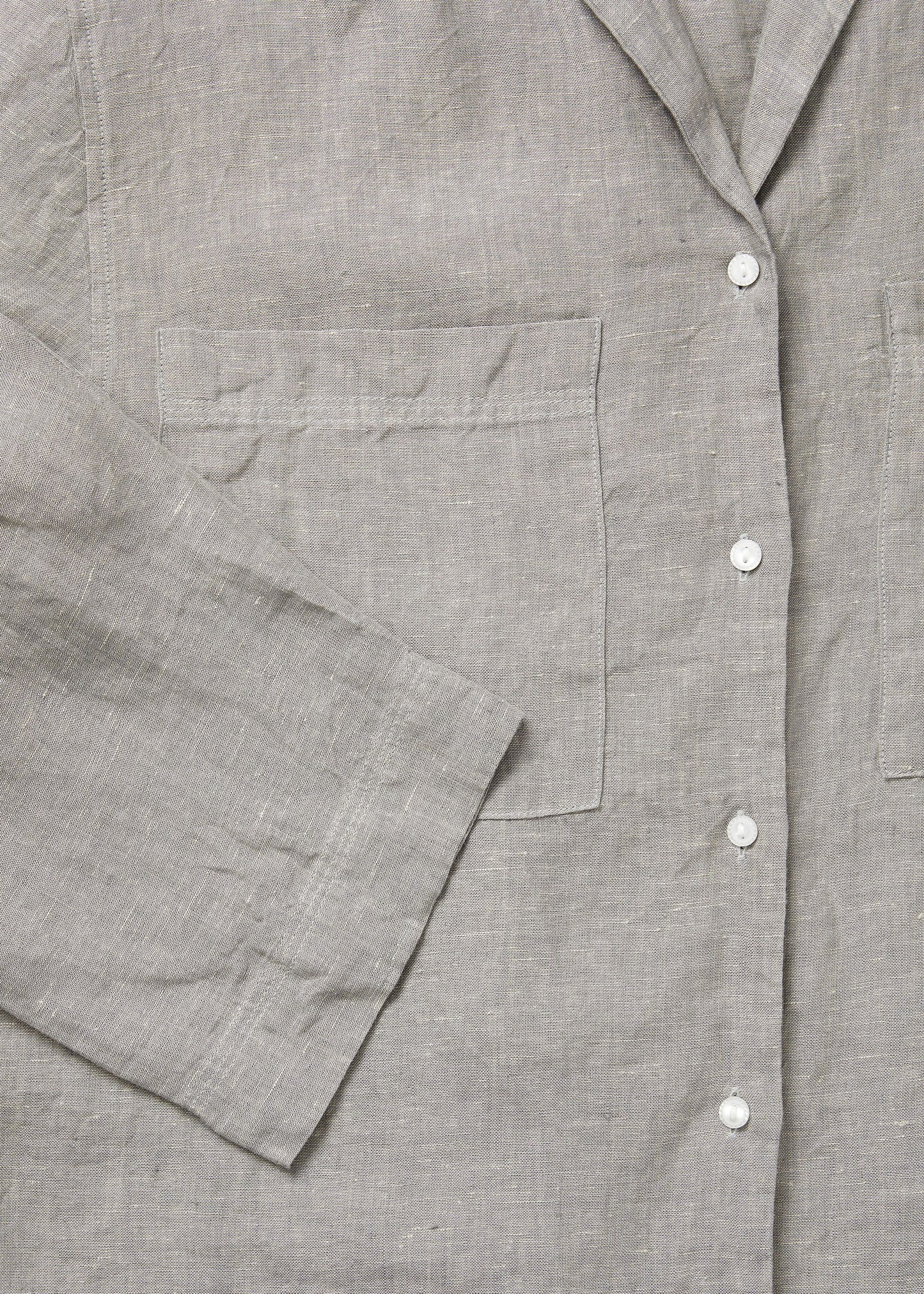 Aiayu "Jiro Shirt Linen" Grey