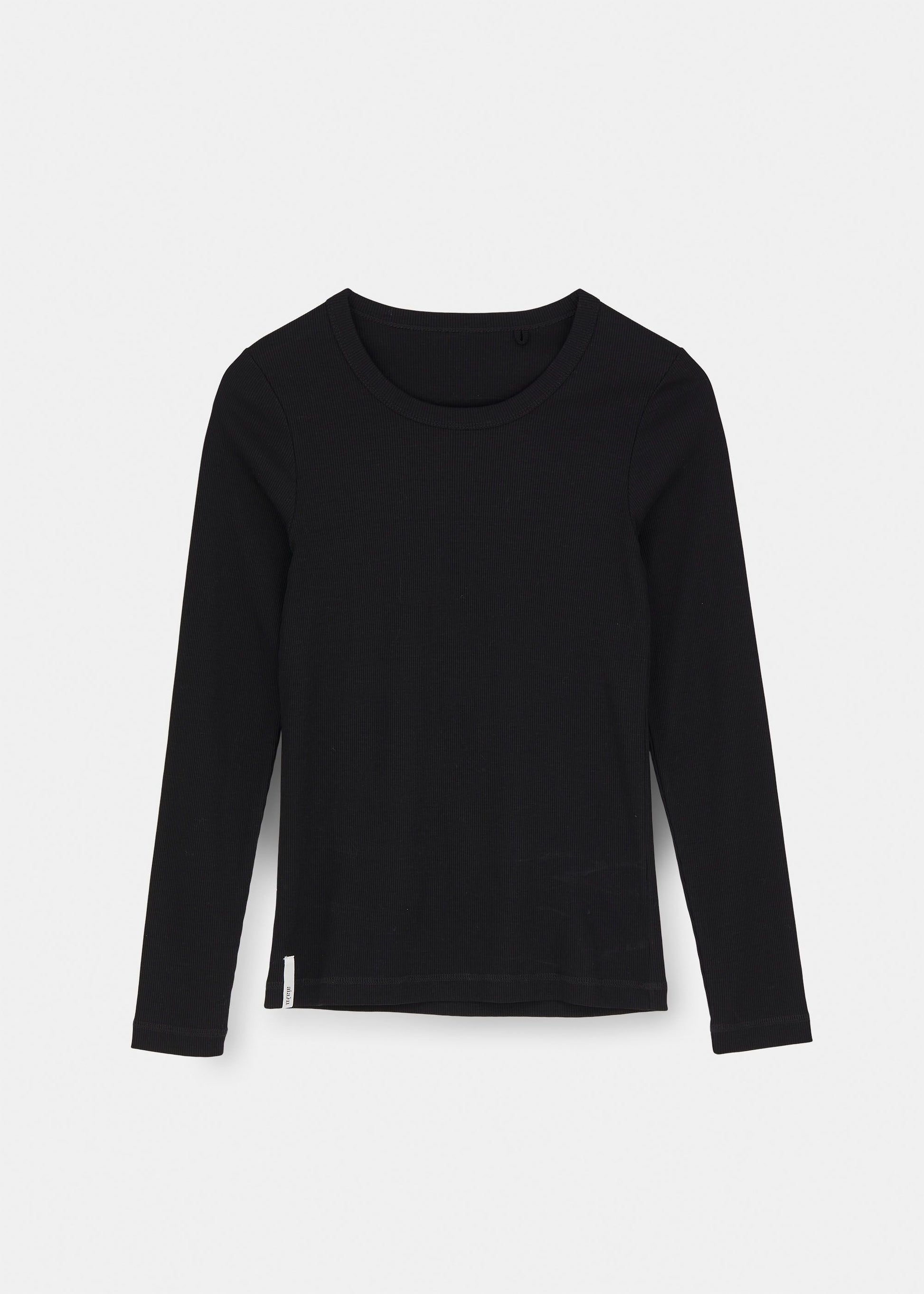 Aiayu Rib Long Sleeve Tee Black – Vårbutikk