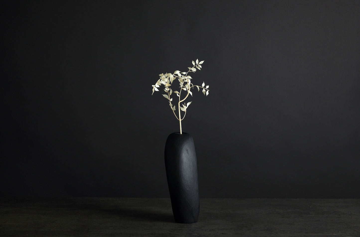 Løvfall vase brent Alm 26cm