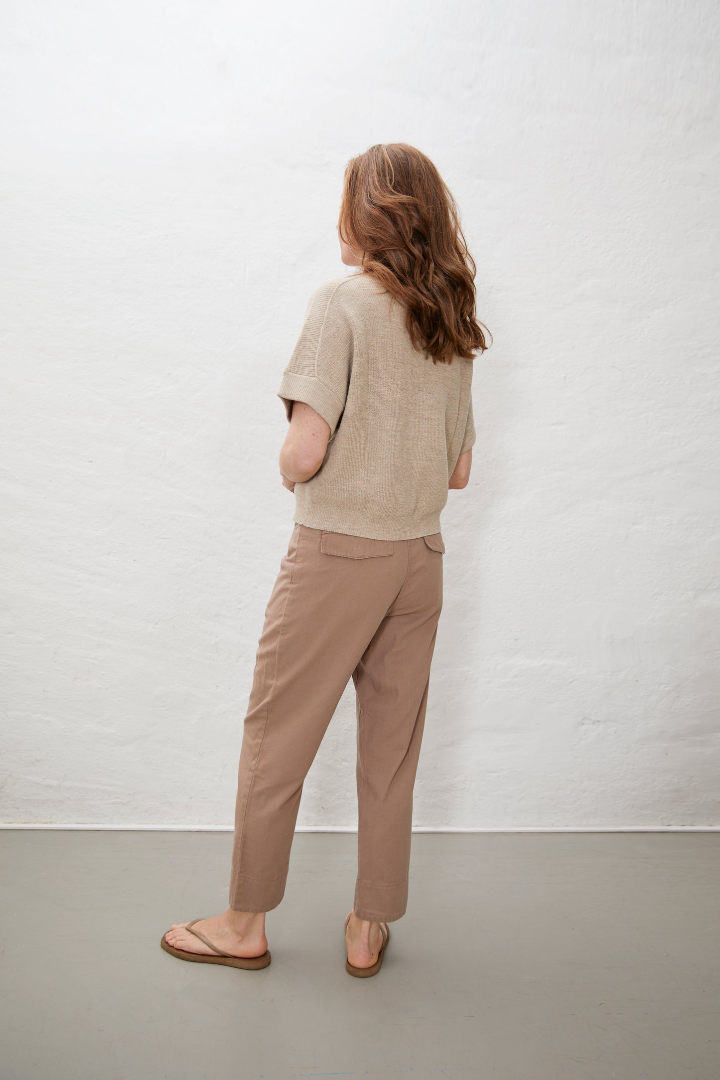 Aiayu "Isabel Pant Twill" Cocoa