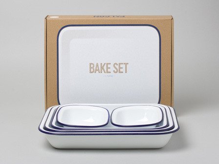 Falcon Enamelware, Bake Set Blå