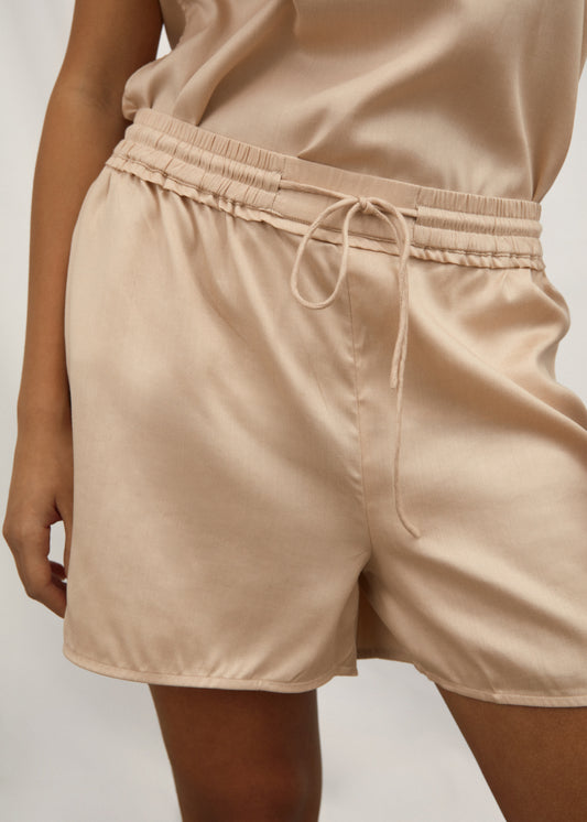 Aiayu "Anisha Shorts Silk" Champagne