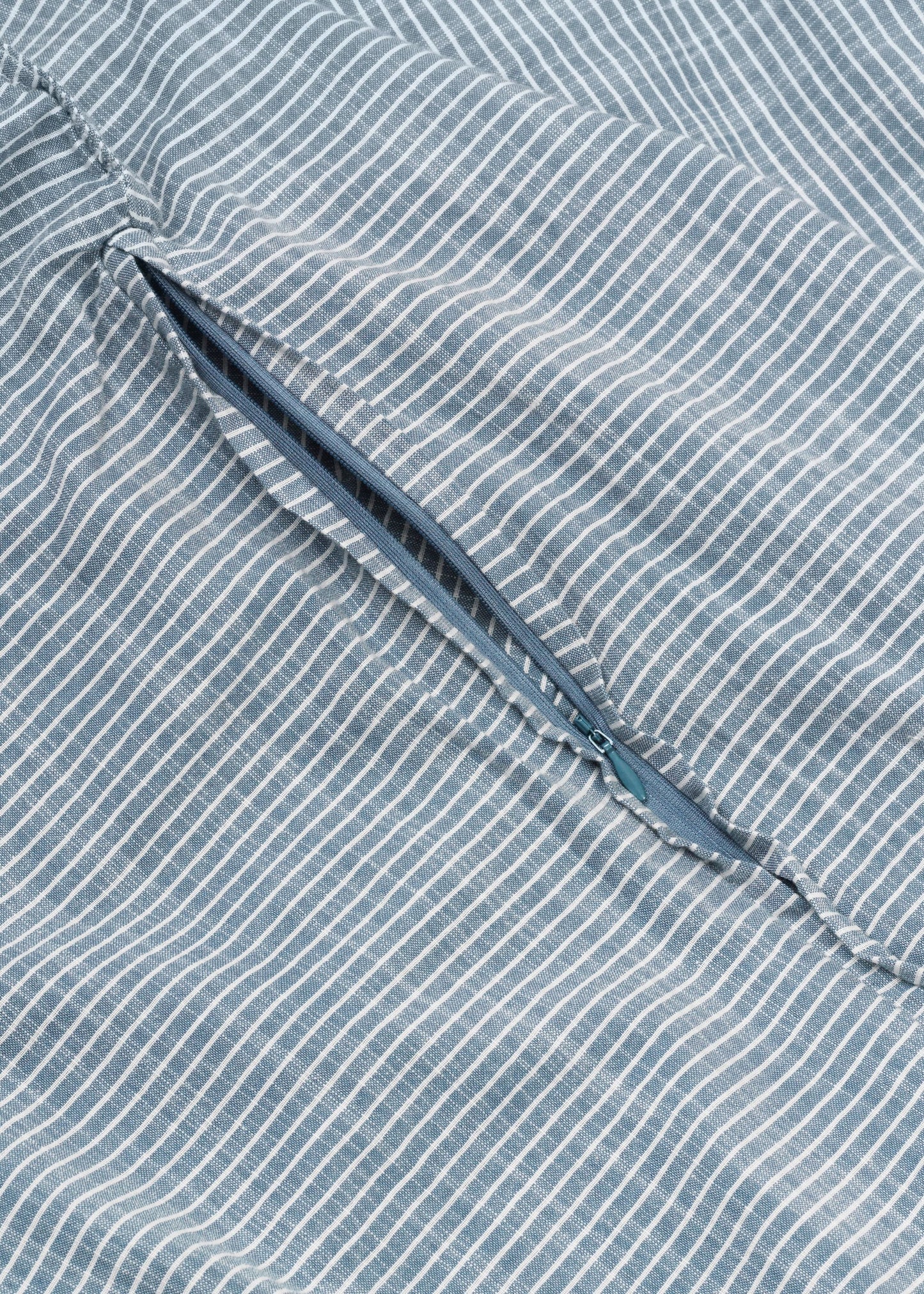 Aiayu, Sengetøysett "Striped" Indigo 140x200 (50x70)