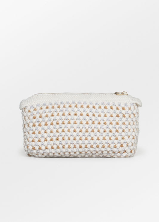 Aiayu "Helen Classic Clutch" Mix Stripe Tabac