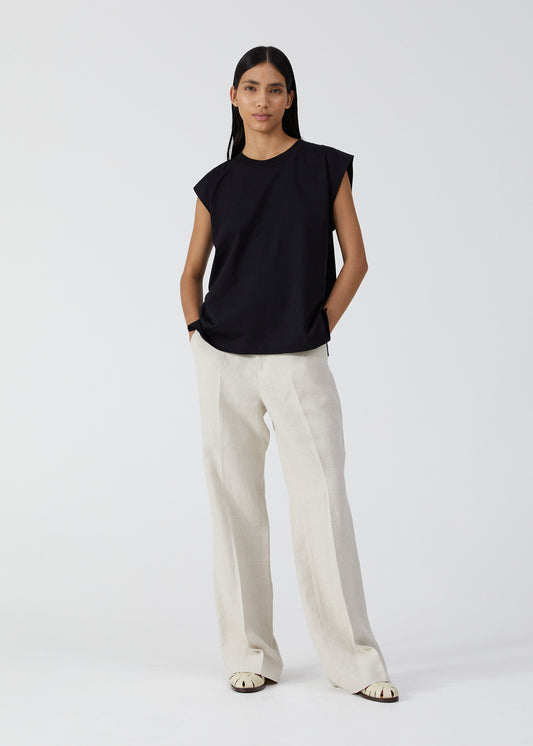 Aiayu "Light Sleeveless Tee" Black